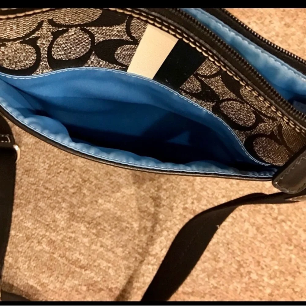 Coach Black and White Crossbody Bag - Picture 8 of 9